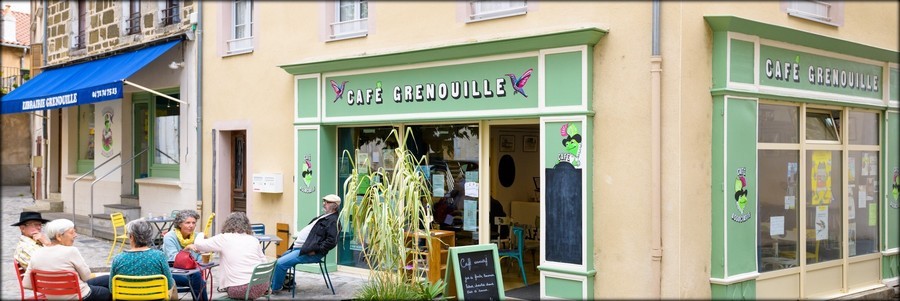Café Grenouille à Langeac‎