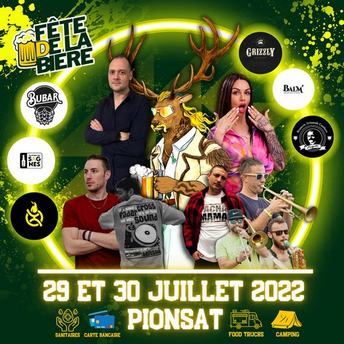 The Printers + Djs... à la Fête de la bière à Pionsat Oukonva The Printers + Djs... à la Fête de la bière à Pionsat Oukonva