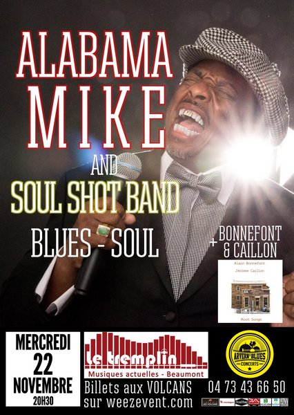 Alabama Mike Soul Shot Band Caillon Bonnefont au Tremplin