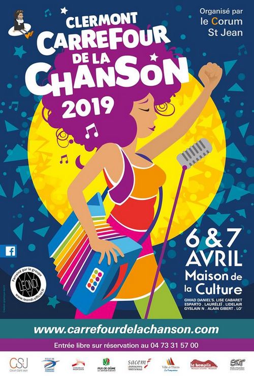 Carrefour de la Chanson à la Maison de la Culture de ClermontFd Oukonva