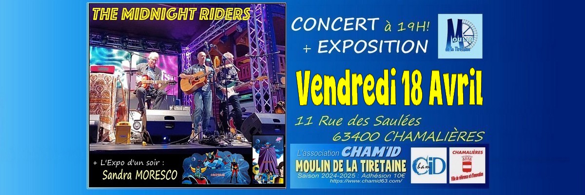 Concert au Moulin de la Tiretaine Chamalières