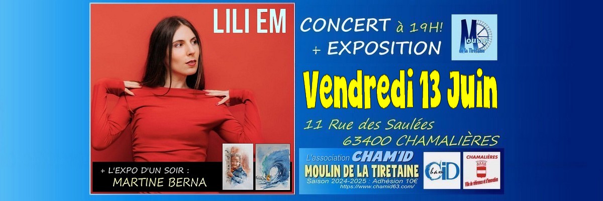 Concert au Moulin de la Tiretaine Chamalières