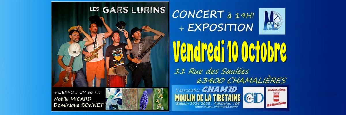 Concert au Moulin de la Tiretaine Chamalières
