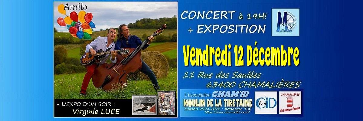Concert au Moulin de la Tiretaine Chamalières