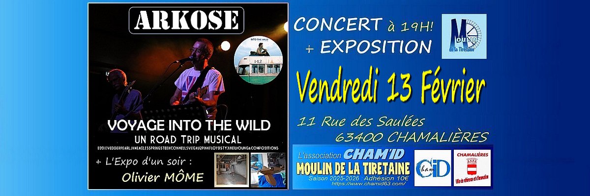 Concert au Moulin de la Tiretaine Chamalières