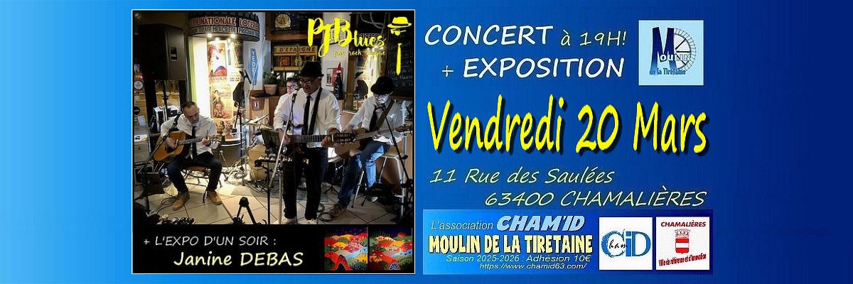 Concert au Moulin de la Tiretaine Chamalières