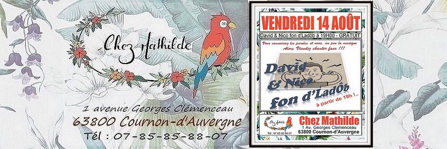 Chez Mathilde Bar à Cournon -63